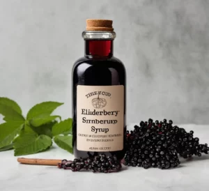 Bouteille Se Sirop Au Baie De Sureau